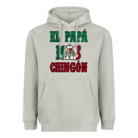 Moon Dust El Papa Mas Chingon Mexican Flag Heavyweight Hoodie - Jasminsmagicworld