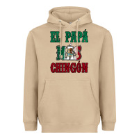 Mushroom El Papa Mas Chingon Mexican Flag Heavyweight Hoodie - Jasminsmagicworld