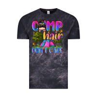 Cloud Black camp hair don't care Vintage Tee - Zillion Design Studio