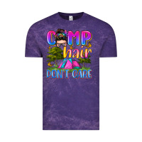Cloud Purple camp hair don't care Vintage Tee - Zillion Design Studio