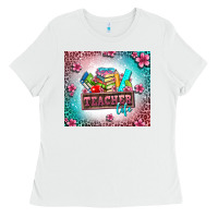 White teacher life Ladies Tee - AdoDesignShop