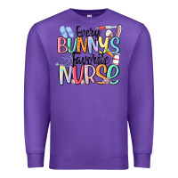 Purple every bunny's favorite nurse Premium Sweatshirt - MaliasSmallBusiness