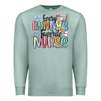 Seafoam every bunny's favorite nurse Premium Sweatshirt - MaliasSmallBusiness