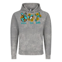 Cloud Rock peace love faith Vintage Hoodie - texasbilliewilder