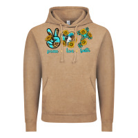Vintage Coffee peace love faith Vintage Hoodie - texasbilliewilder