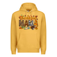 Mustard thankful mama bbs Premium Hoodie - BundleAndBundleShop