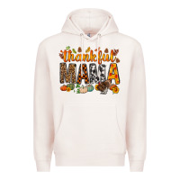 Pale Pink thankful mama bbs Premium Hoodie - BundleAndBundleShop