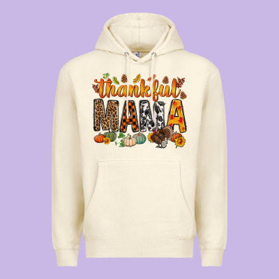 Thankful Mama Bbs Premium Hoodie Designed By Bundleandbundleshop