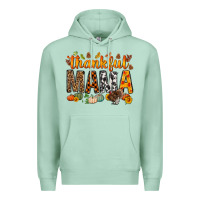 Seafoam thankful mama bbs Premium Hoodie - BundleAndBundleShop
