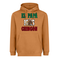 Meerkat El Papa Mas Chingon Mexican Flag Heavyweight Hoodie - Jasminsmagicworld