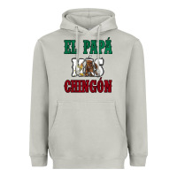 Moon Dust El Papa Mas Chingon Mexican Flag Heavyweight Hoodie - Jasminsmagicworld