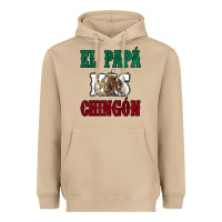Mushroom El Papa Mas Chingon Mexican Flag Heavyweight Hoodie - Jasminsmagicworld