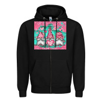 Black valentines day gnomes Zipper Hoodie - Jasminsmagicworld