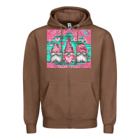 Chestnut valentines day gnomes Zipper Hoodie - Jasminsmagicworld