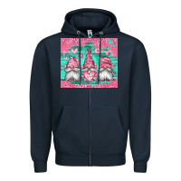 Navy valentines day gnomes Zipper Hoodie - Jasminsmagicworld