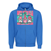 True Royal valentines day gnomes Zipper Hoodie - Jasminsmagicworld
