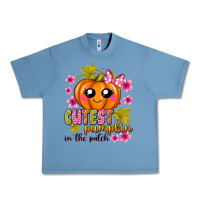 Pebble Blue Cutest Pumpkin In The Patch Urban Heavy Tee - texasbilliewilder
