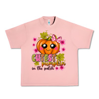 Salmon Cutest Pumpkin In The Patch Urban Heavy Tee - texasbilliewilder