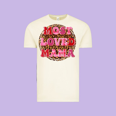 Most Loved Mama Vintage Tee Designed By Texasbilliewilder
