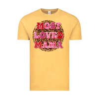 Vintage Mustard most loved mama Vintage Tee - texasbilliewilder