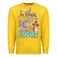Lemon no bunny loves me like jesus Premium Sweatshirt - MaliasSmallBusiness