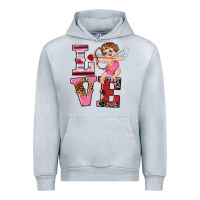 Heather Grey valentine's day cupid love Urban Hoodie - RanaPortraitStore