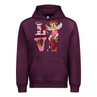 Mauve Wine valentine's day cupid love Urban Hoodie - RanaPortraitStore