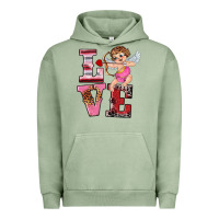 Pigment Oil Green valentine's day cupid love Urban Hoodie - RanaPortraitStore
