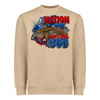 One Nation Under God Heavyweight Sweatshirt | Teevron