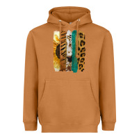 Meerkat Leopard Sunflower Brush Strokes Heavyweight Hoodie - Jasminsmagicworld