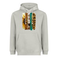 Moon Dust Leopard Sunflower Brush Strokes Heavyweight Hoodie - Jasminsmagicworld