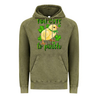 Vintage Olive Too Cute To Pinch Chick Vintage Hoodie - RanaPortraitStore