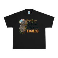 Black just a girl who loves koalas Urban Heavy Tee - BarkalooDesign