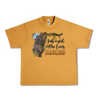 Peanut Butter just a girl who loves koalas Urban Heavy Tee - BarkalooDesign