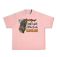 Salmon just a girl who loves koalas Urban Heavy Tee - BarkalooDesign