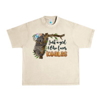 Sandshell just a girl who loves koalas Urban Heavy Tee - BarkalooDesign