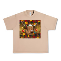 Burro christmas highland cow tumbler Urban Heavy Tee - RanaPortraitStore