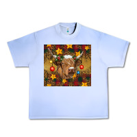 Grape Ice christmas highland cow tumbler Urban Heavy Tee - RanaPortraitStore
