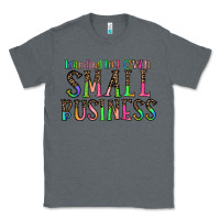 Charcoal Heather minding my own small bussiness Classic Tee - CowhideDigitalArt