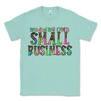 Seafoam minding my own small bussiness Classic Tee - CowhideDigitalArt