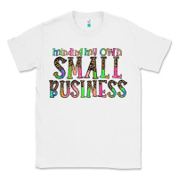 White minding my own small bussiness Classic Tee - CowhideDigitalArt