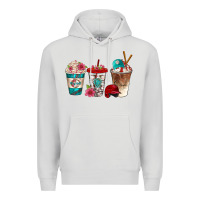 Dove Grey western baseball coffee cups bbs Premium Hoodie - BundleAndBundleShop