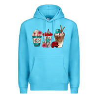 Ocean Blue western baseball coffee cups bbs Premium Hoodie - BundleAndBundleShop