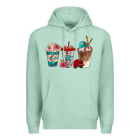 Seafoam western baseball coffee cups bbs Premium Hoodie - BundleAndBundleShop