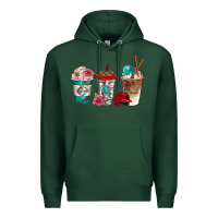 Sports Green western baseball coffee cups bbs Premium Hoodie - BundleAndBundleShop