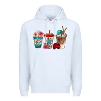 White western baseball coffee cups bbs Premium Hoodie - BundleAndBundleShop