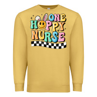 Antique Gold one happy nurse Premium Sweatshirt - MaliasSmallBusiness