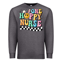 Charcoal Heather one happy nurse Premium Sweatshirt - MaliasSmallBusiness