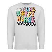 Dove Grey one happy nurse Premium Sweatshirt - MaliasSmallBusiness