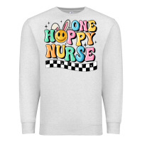 Oatmeal Heather one happy nurse Premium Sweatshirt - MaliasSmallBusiness